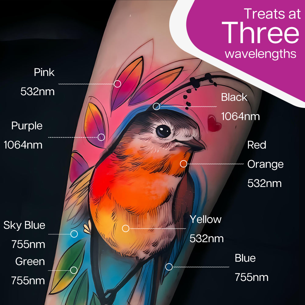 Laser Tattoo Removal Machine - Picosecond Laser Device with 532nm 755nm 1064nm