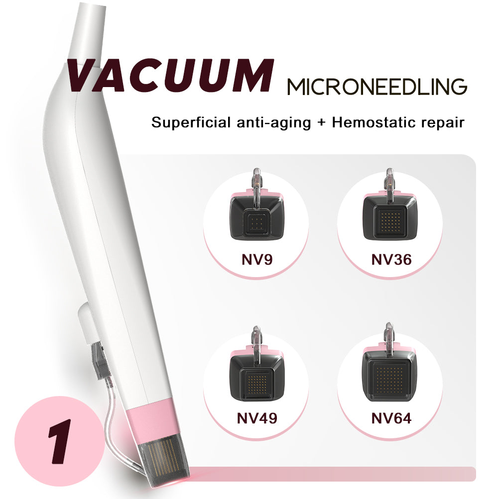Dual-Frequency Gold RF Microneedle Machine with Vacuum System