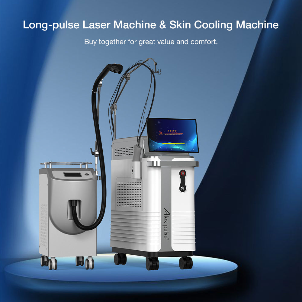 Alexpulse Dual Wavelength 1064 Long Pulse 755Nm Alexandrite Laser Hair Removal Machine